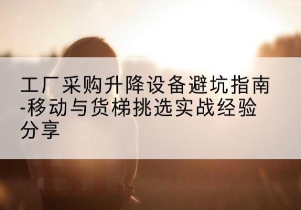 云溪移动式升降机怎么选-工厂采购升降设备避坑指南-移动与货梯挑选实战经验分享